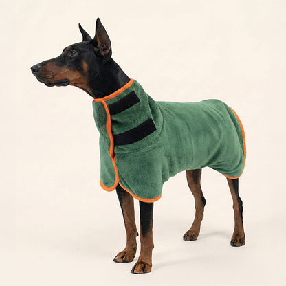 Dog Ultra-Absorbent Microfiber Bathrobe