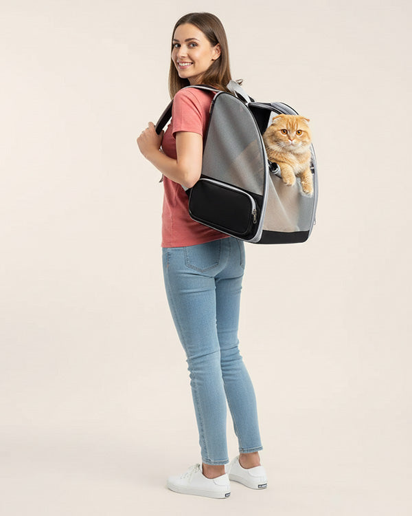 PurryGO - Triple Airflow Backpack Carrier For Small Pets